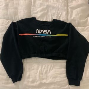 NASA black long sleeve shirt